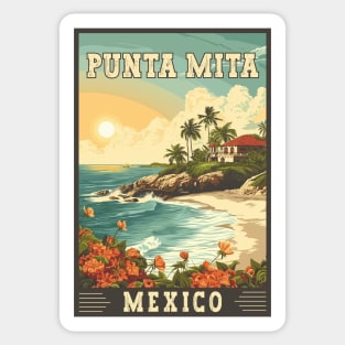 Punta Mita Mexico Tropical Paradise Travel Art Sticker